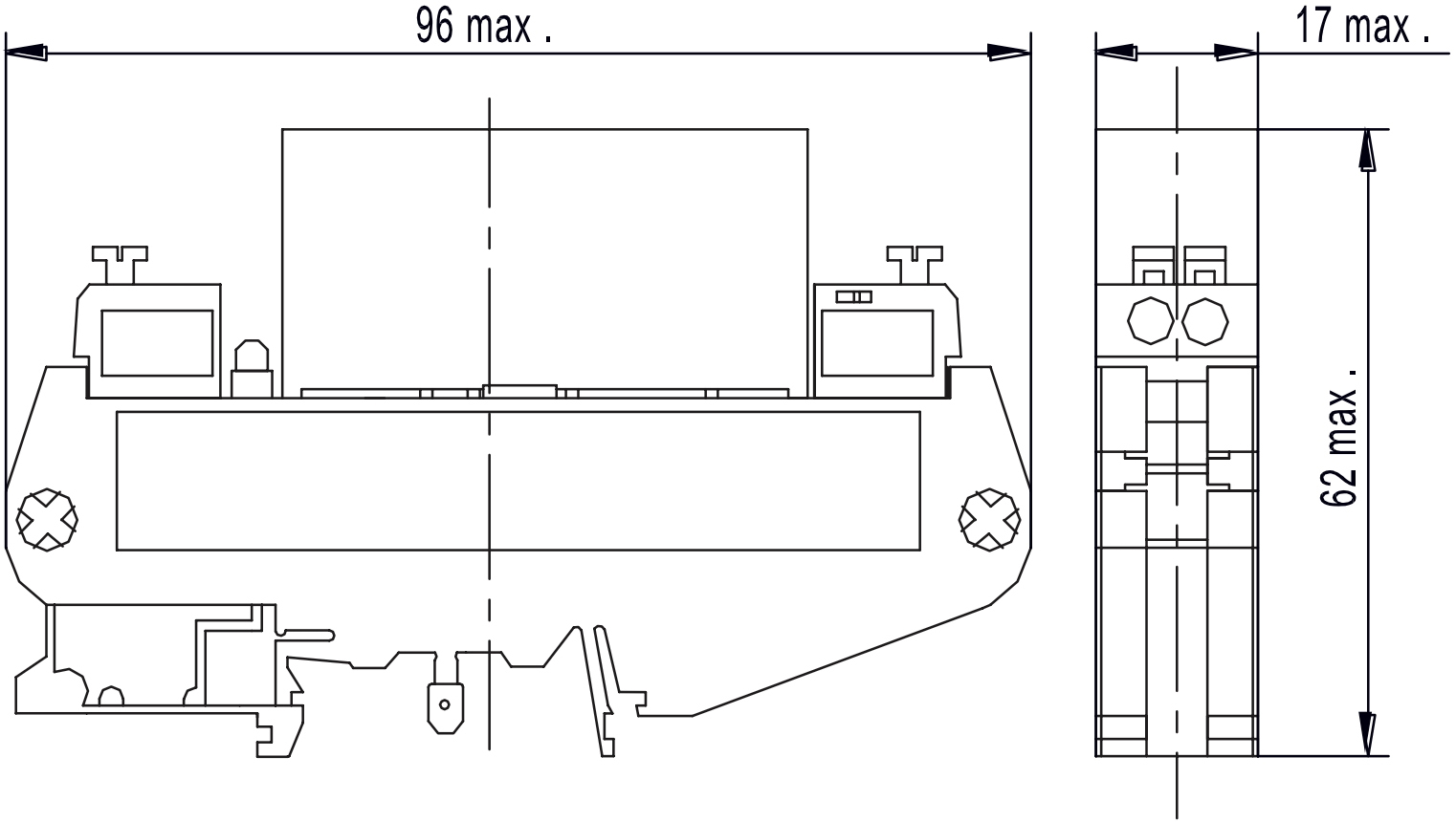 ממסר מצב מוצק MULTICOMP PRO MCDRA-1KSL60D20-L